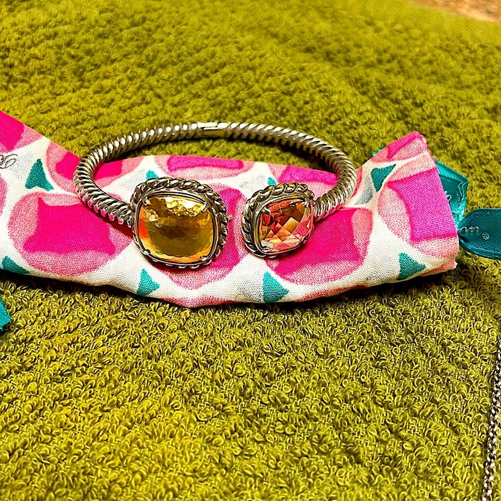 Brighton Tru Color Joyful gold crystal bracelet - Picture 2 of 2